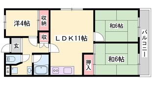 東山ハイツの物件間取画像